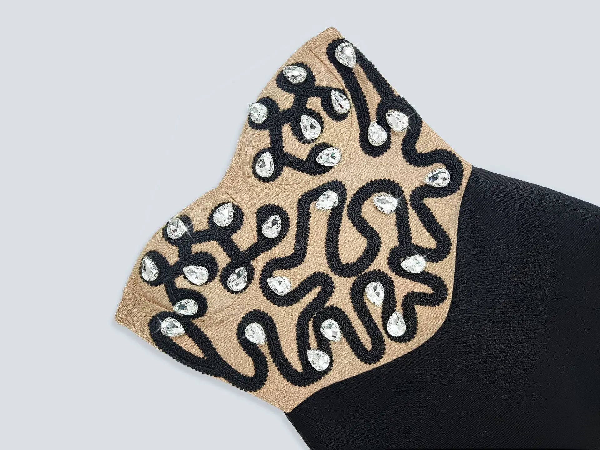 Eleganckie sukienki damskie bez ramiączek, obcisłe, wysokiej jakości suknie balowe, luksusowa moda, bez rękawów, długie suknie wieczorowe na przyjęcie.