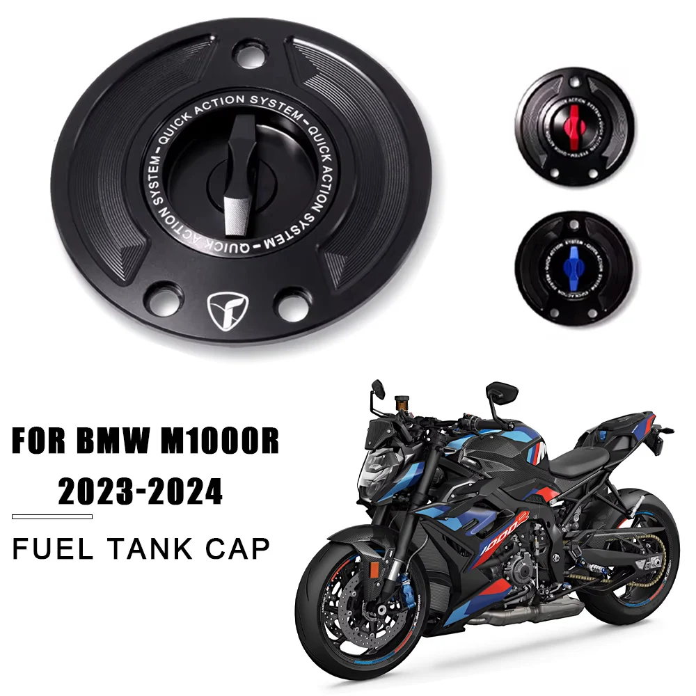 

For BMW M1000R 2023-2024 M1000RR 2021-2022 Fuel Tank Cap Cover CNC Motorcycle Accessories