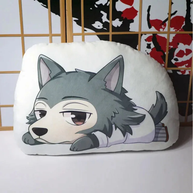 1 pz Anime BEASTARS cuscino cuscini peluche puntelli Legoshi cuscino bifacciale decorazione della casa del fumetto 45 cm