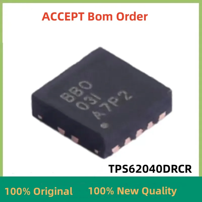 5Pcs 100% New Original  TPS63001DRCR BPU TPS63002DRCR BPV TPS62040DRCR BBO VSON-10 SON10 Chipset