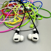 Magnetic Wireless Anti-Lost Silicone Earphones Rope Holder Cable For AirPods Pro 2 Airdots Huawei Freebuds Headphone Neck String