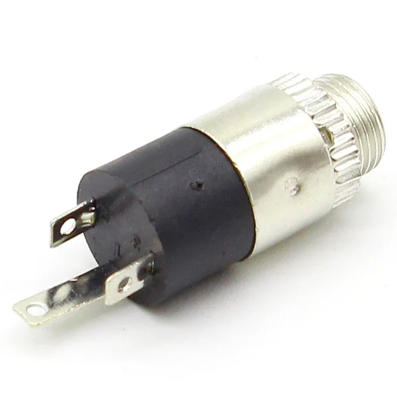 Soquete fêmea estéreo com parafuso, conector de auscultadores de áudio, PJ-392, 3,5mm, 10pcs por lote