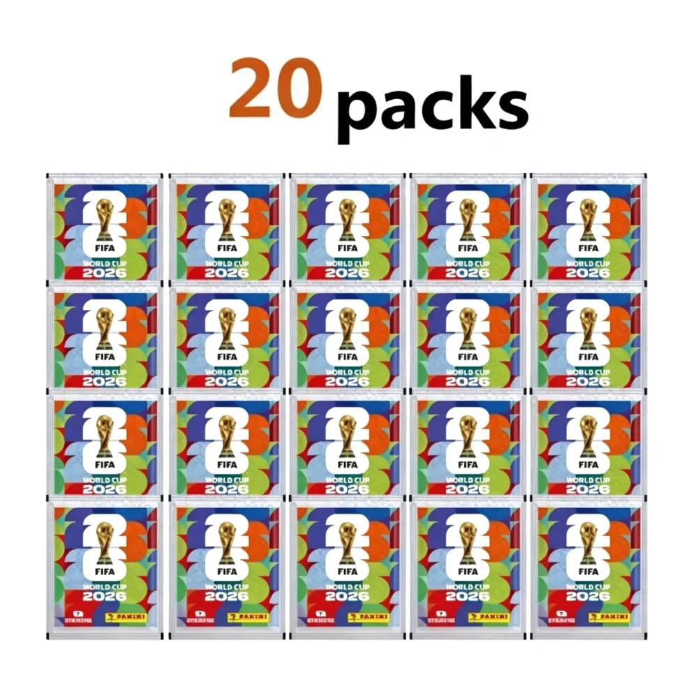 2026 Real Panini Authorized FIFA World Cup Football Sticker Pack Set,  Sticker Bags Limited Fan Soccer Memorabilia Collection view 6