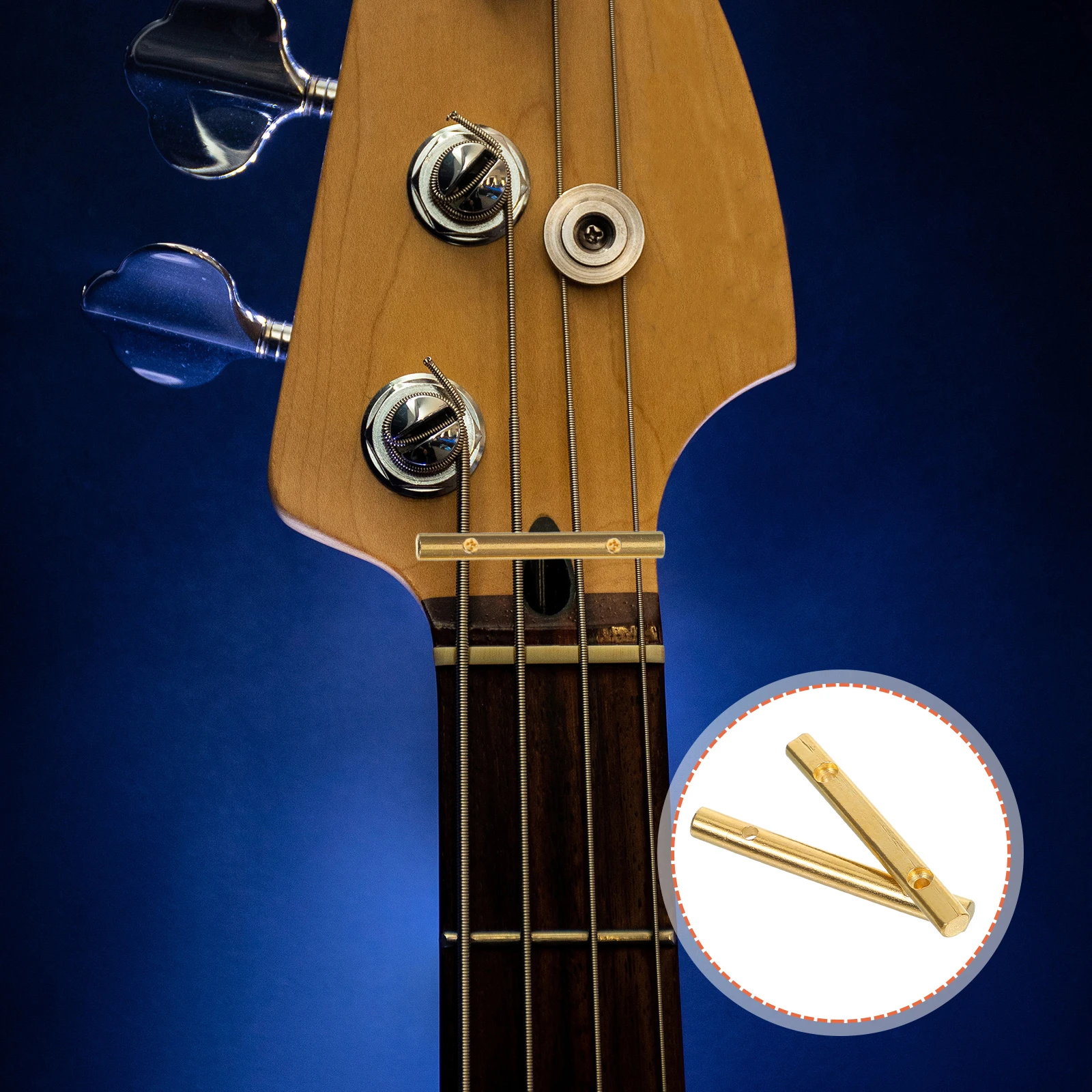 

Electric Guitar Accessories Slide Bar Capo for Tremolo Bridge Springs Cranks Tone Finger Protectors