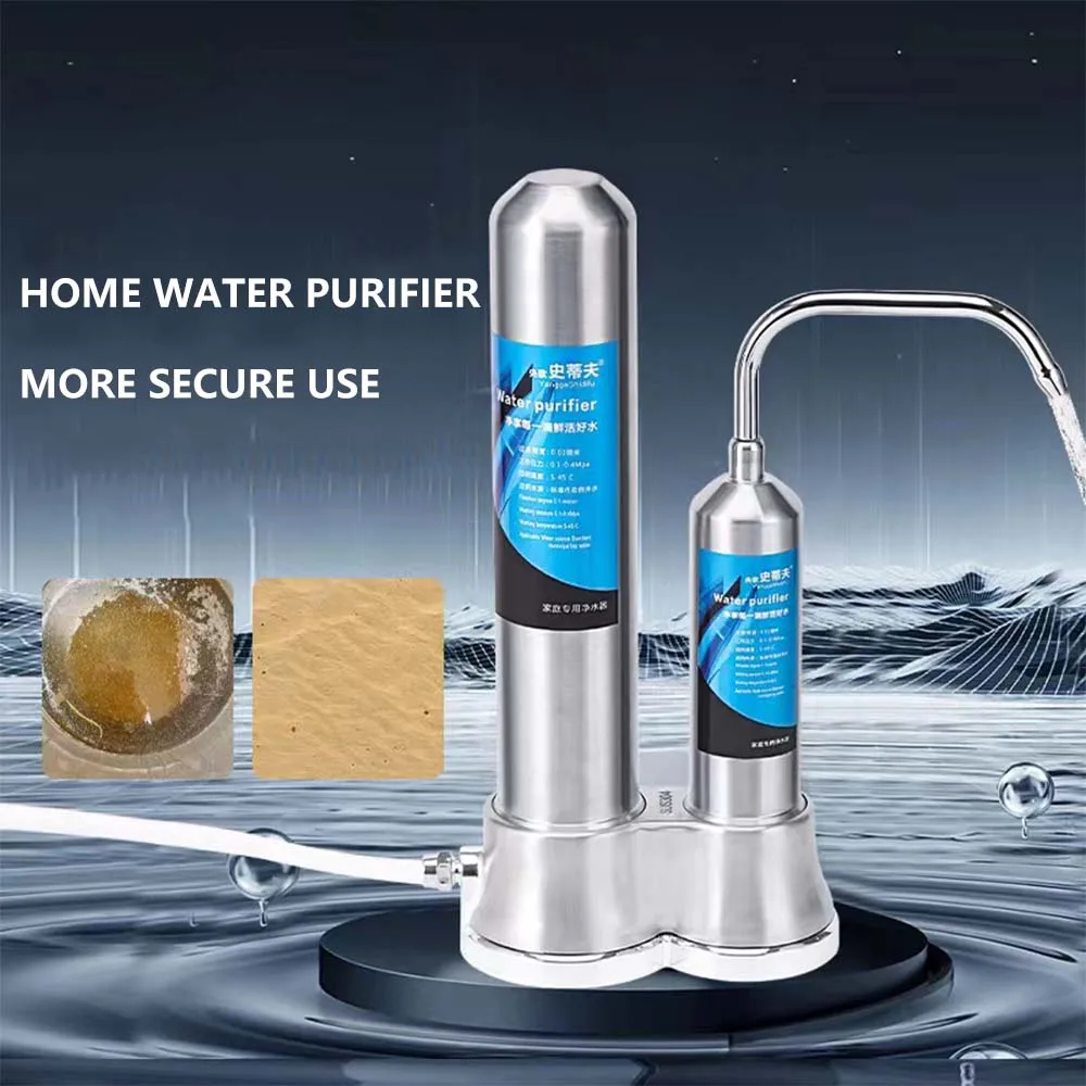 Ultrafiltration Water Filtro Machine Stainless Steel Tap Water Filter Household Kitchen Descaling Purificador