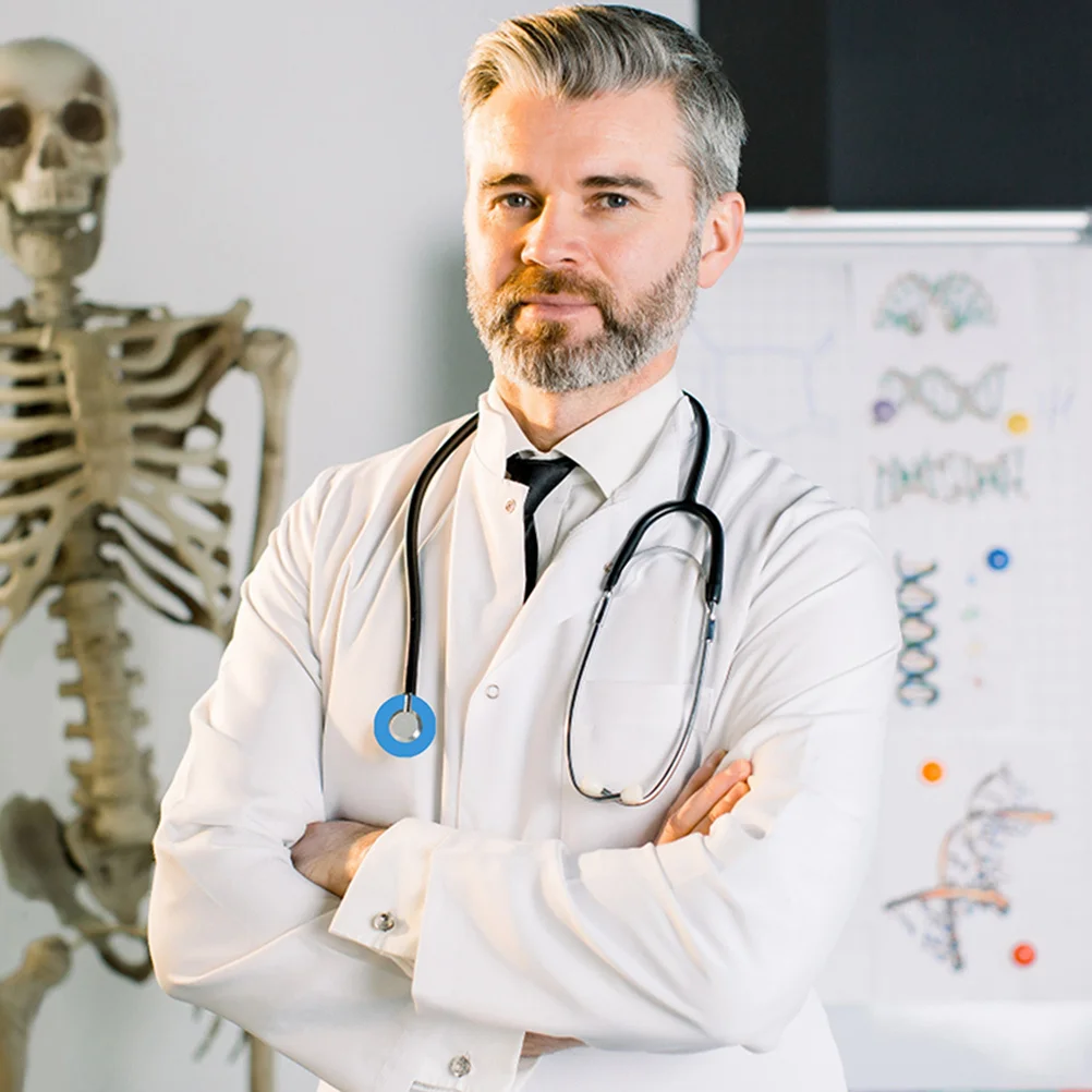 

12pcs Stethoscope Head Cover Silicone Replacement Parts Compatible With Most Stethoscopes Medical Teaching Equipment Hospital