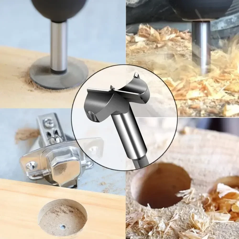 Tools Drill Bit Cutter Self Wood Drilling Hole Forstner Woodworking Saw Centering 5pcs