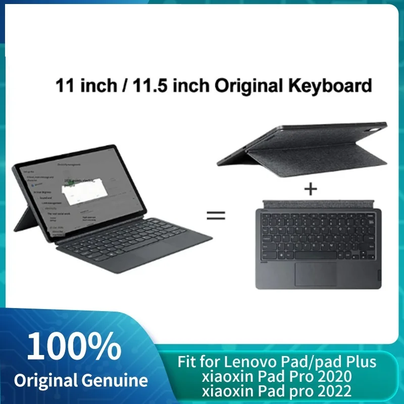 Capa de Teclado Magnético para Lenovo Tab, Caneta Original, Top Tab, P11, 2020, Pad Pro 2020, Pad Pro, P11 Plus, Acessórios para Tablet