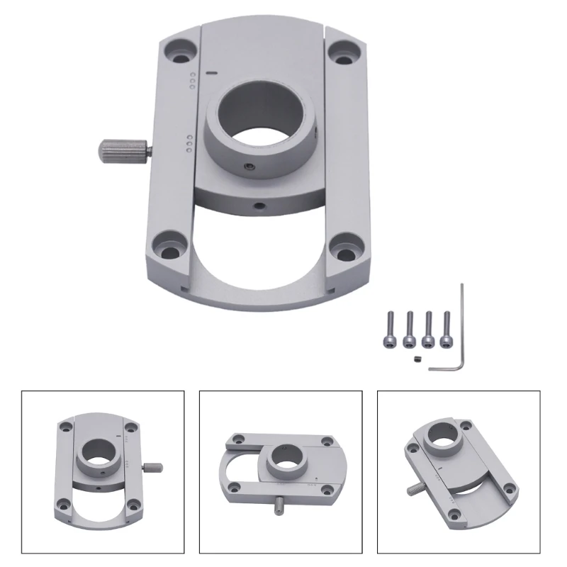 Portable Accessory Aluminum Alloy Conversion Arm Metal HiFi-SME Plate 20mm Hole for Old Record Gramophone Dropship