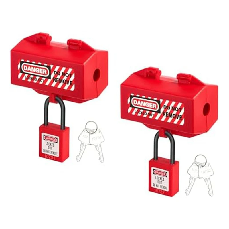 طقم قفل تاجوت BAAG، أقفال أمان، قفل توصيل، مشبك تشغيل وأقفال قواطع دوائر متعددة الأقطاب عالمية