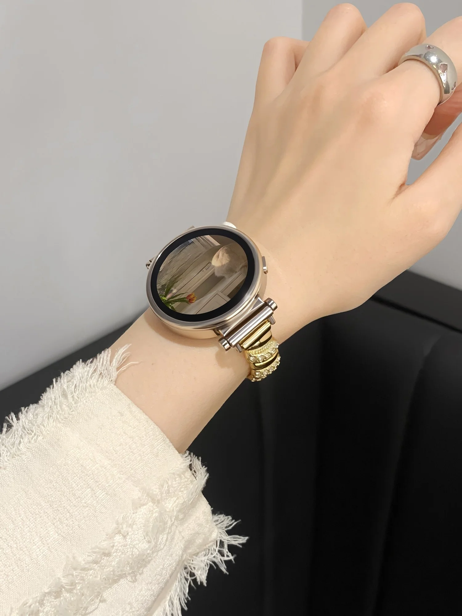 

Irregular diamond inlay suitable for Huawei GT5/GT5 Pro/GT4/GT2/3/4 22mm/20mm/18mm fashionable watch straps