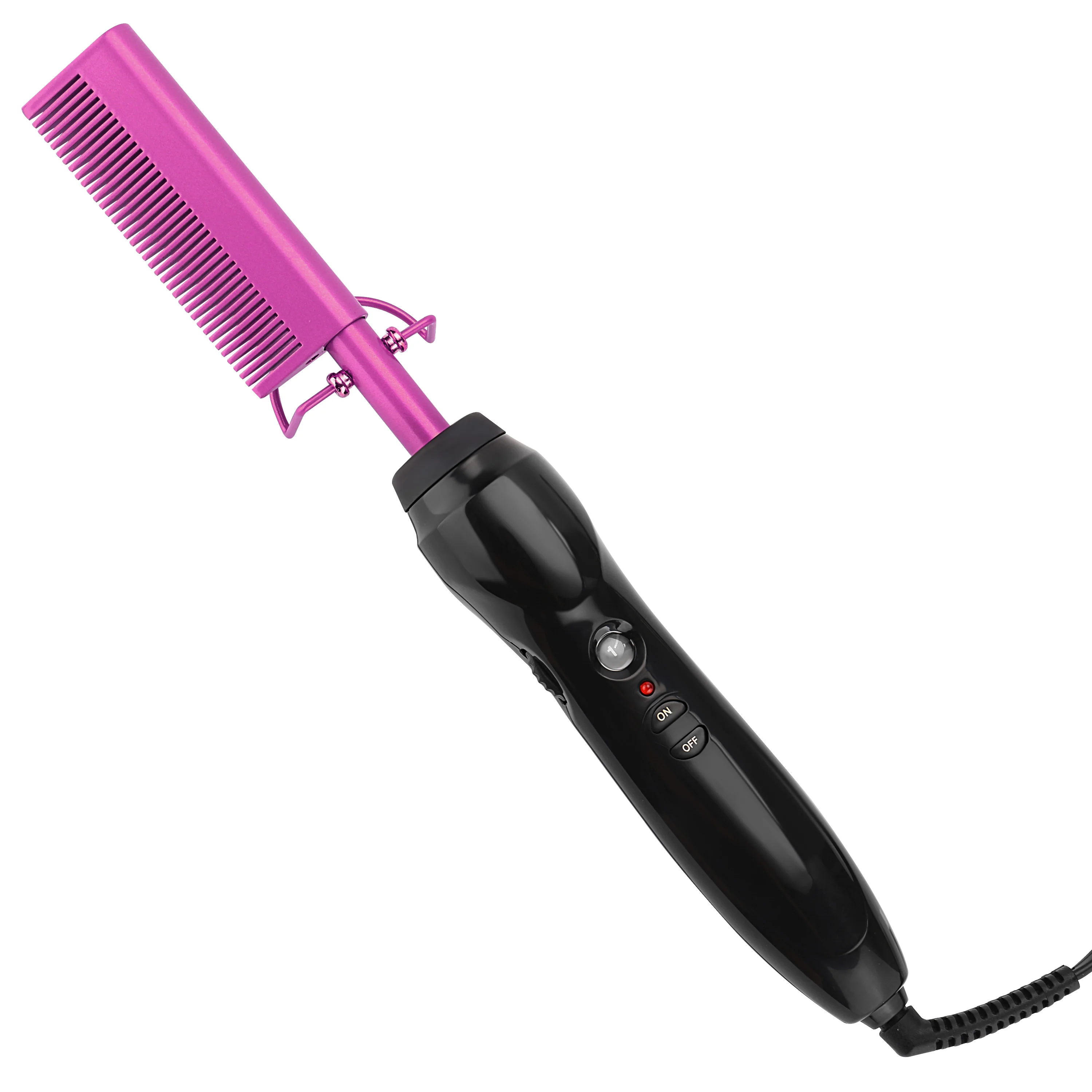 

Hot Comb Electric Straightening Brush for Wigs Natural Hair African Iron Curlers Anti-Scald Straightener Hair Brushes Wholesale