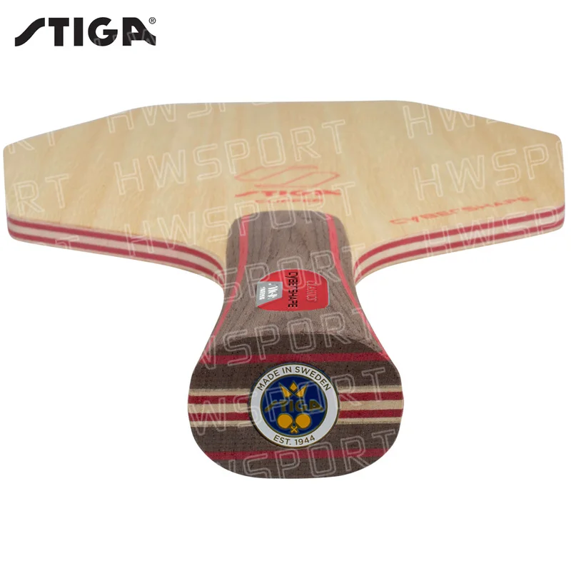 STIGA CYBERSHAPE AC CLIPPER hoja de tenis de mesa Allround, hoja de Ping Pong clásica, madera pura, nueva placa Base de Ping Pong