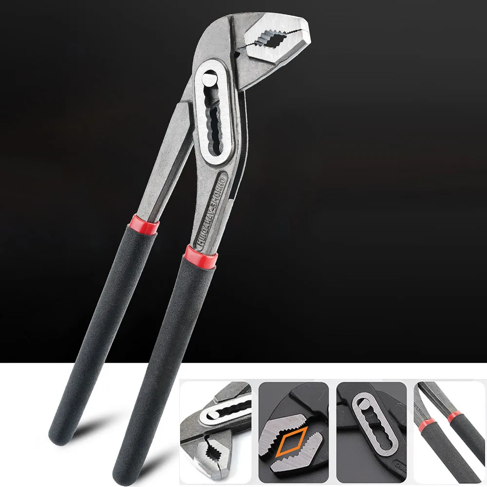 

8/10/12 Inch Water Pump Pliers Quick-release Plumbing Pliers Combination Pliers Plumber Hand Tools