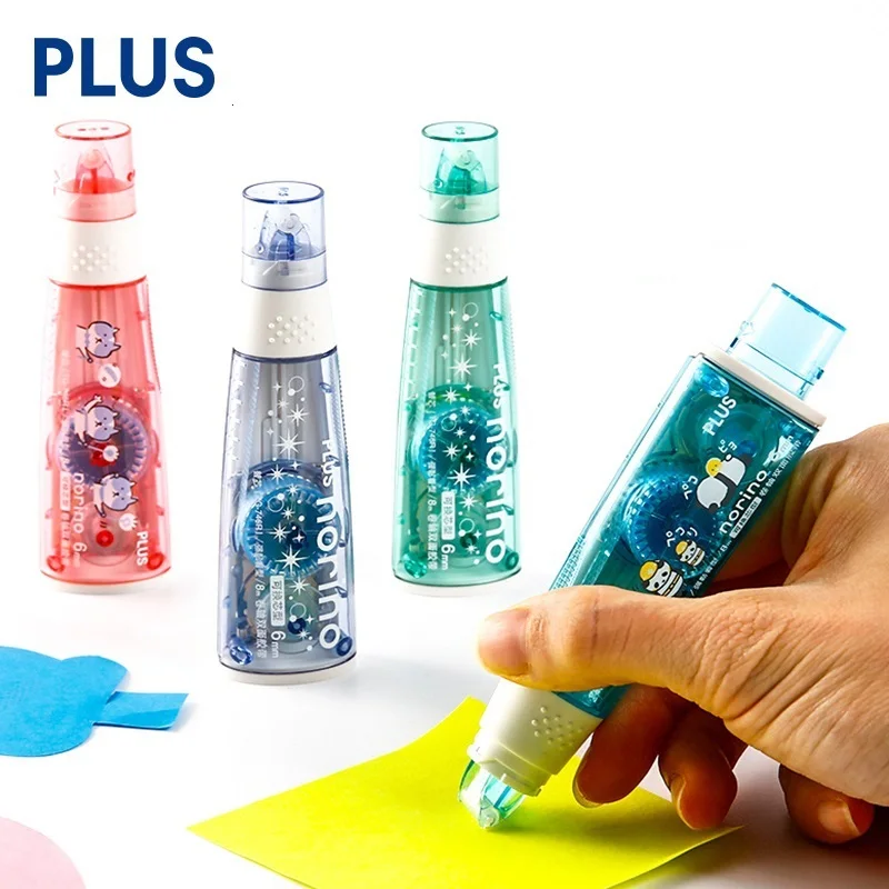 

1pcs Plus Norino Star Point Glue Roll Type Portable Size Photo Safe Double Side Tape Adhesive for Diary A7251