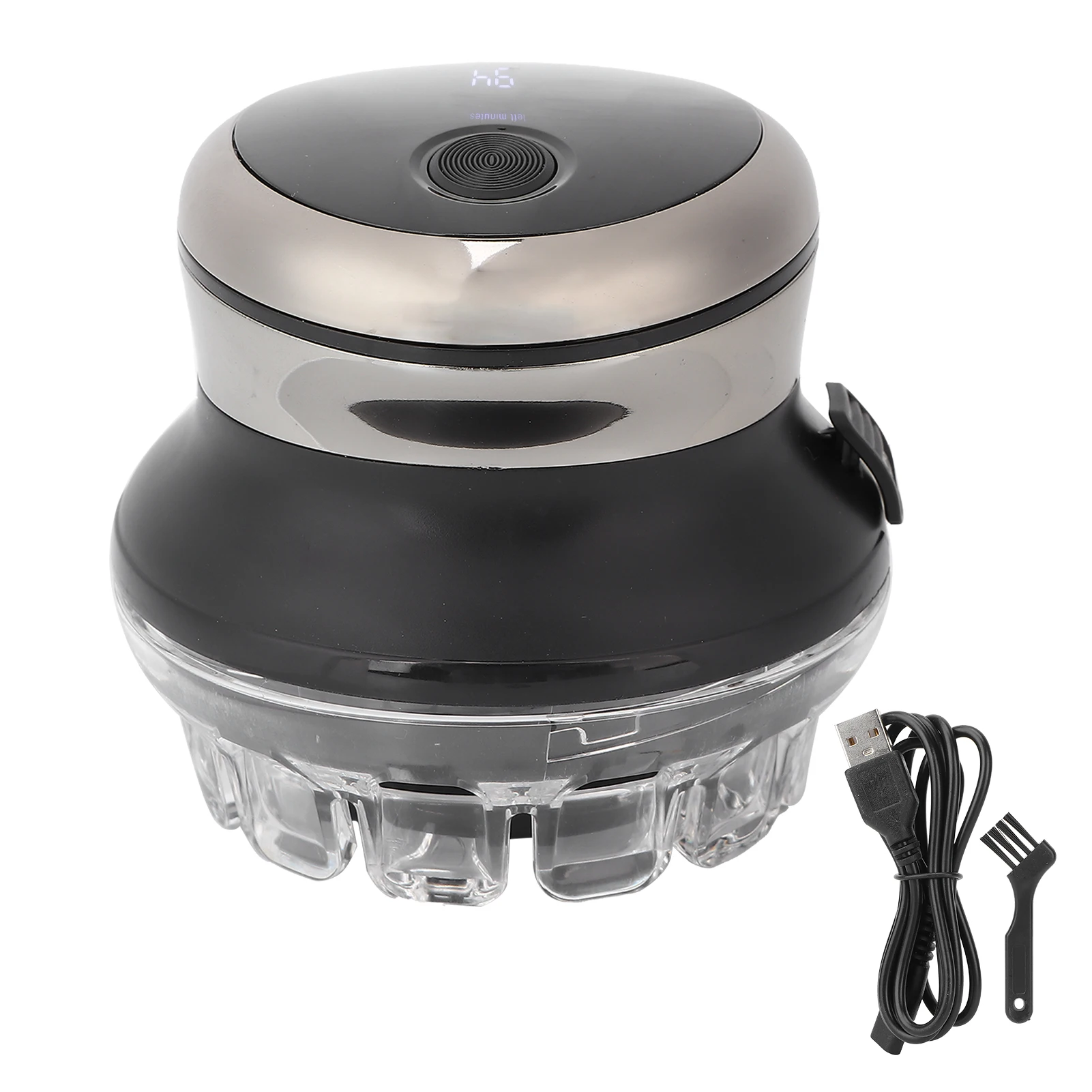 Steel Waterproof Electric Head Hair Shaver Rechargeable High Precision Hair Cutter