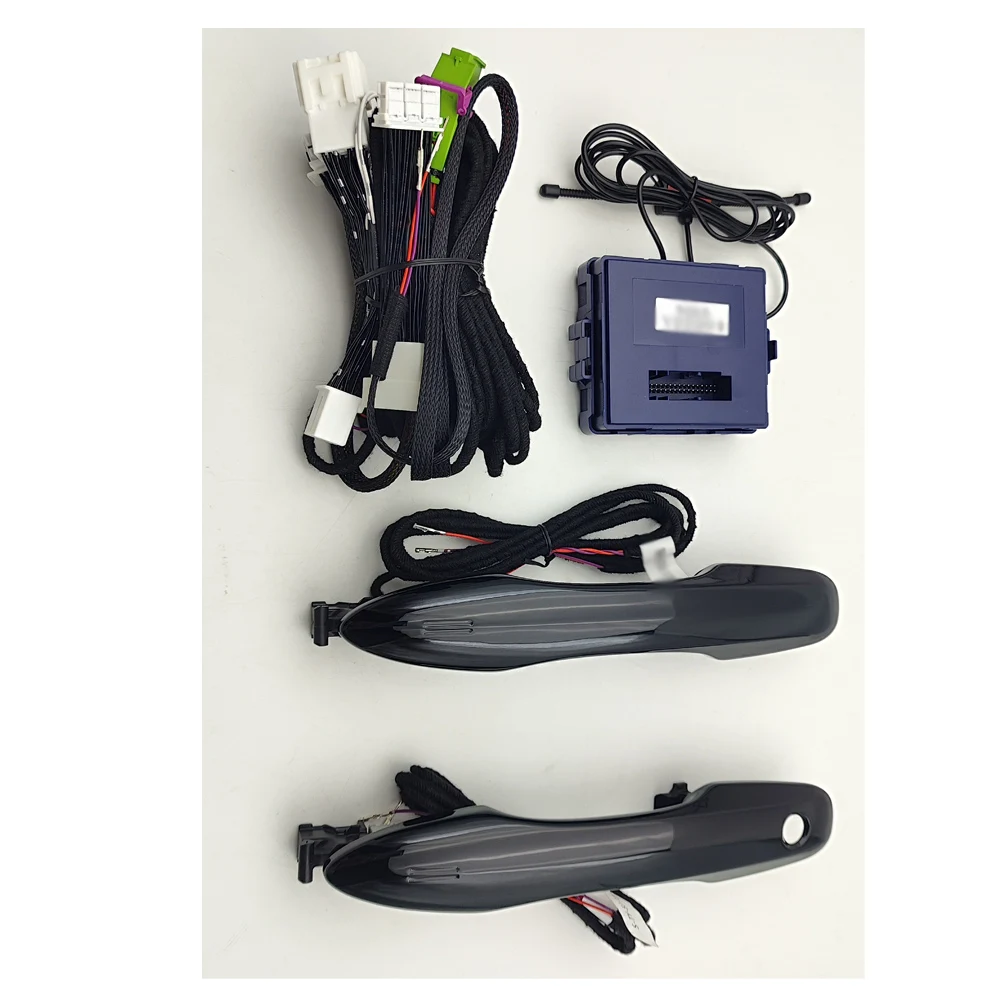 

For Toyota Camry 2024-2026 Keyless entry system Comfortable access Auto parts With 2 car door handles keyless entry system-Black