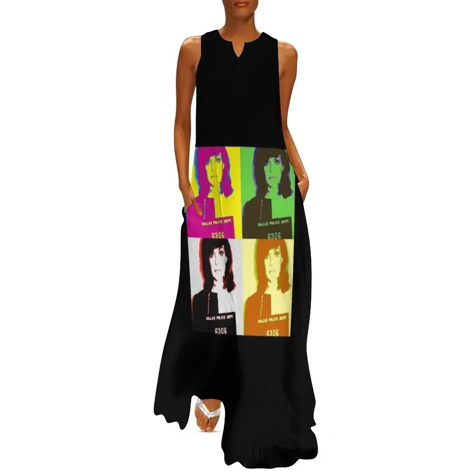 

Sue Ellen Pop Art Long Dress women clothing 2025 new arrivals festival outfit women dress summer Evening gown Dress