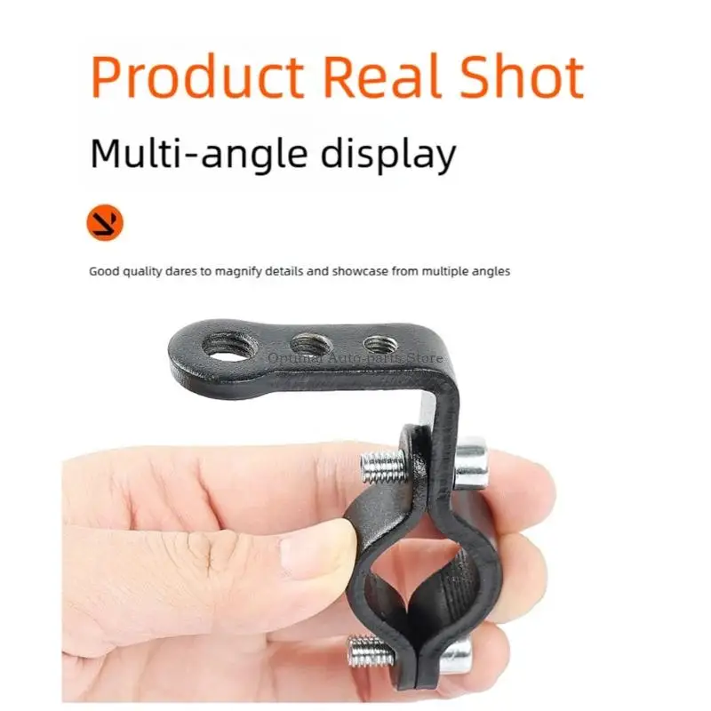 دراجة نارية مقبض المشبك متعددة ثقب تحديد المواقع بين قوسين مادة معدنية مقاومة للصدأ الإعداد بسهولة للراكبين المتكررين #5