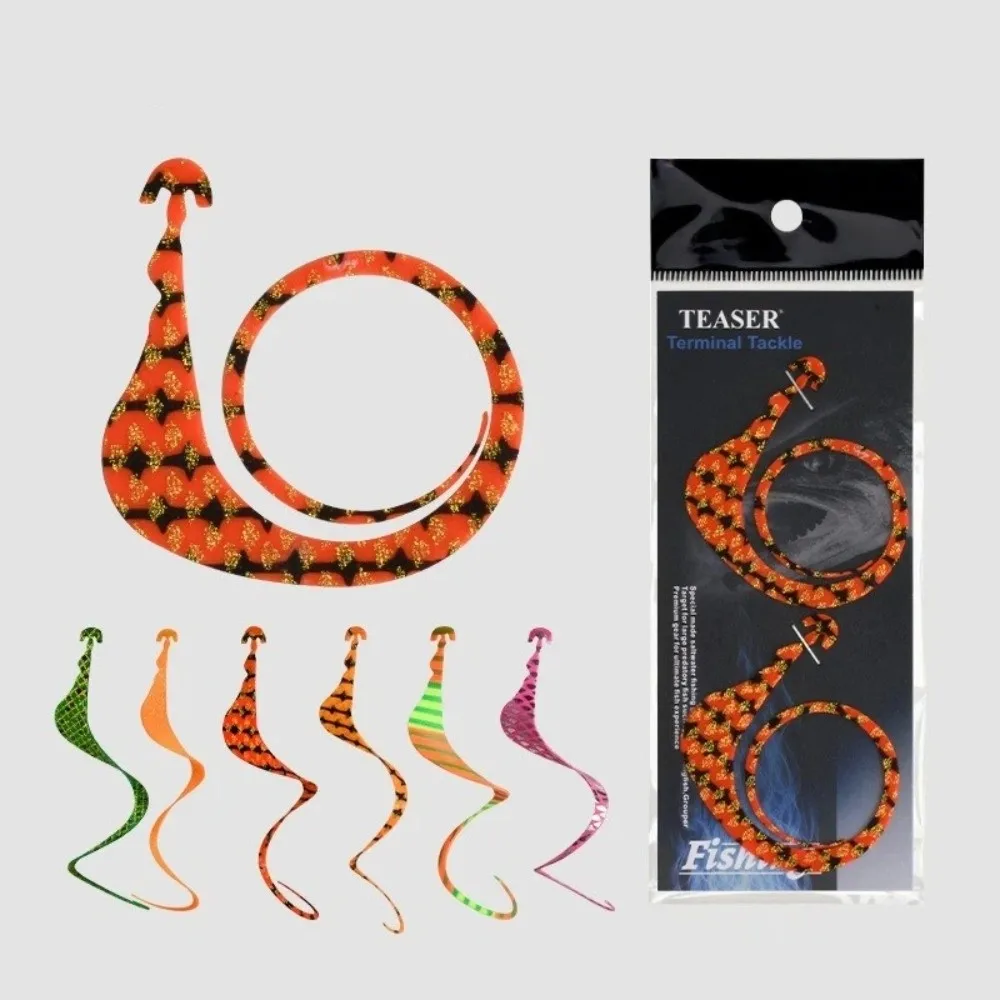 2pcs Colorful Design Soft Rubber Bait Skirts 11cm Length 2pcs Pack Silicone Lure Tails Soft Silicone Texture DIY Craft Material - view 5
