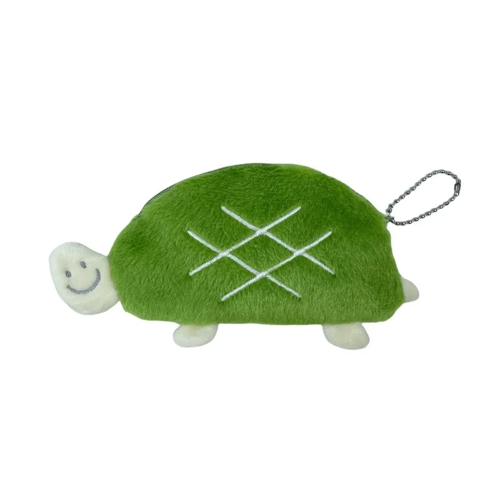 Cute Hanging Ornament Turtle Pouch Zipper Closure Mini Size Coin Bag Pendant Kawaii Style Stationery Storage Bag Gift Giving