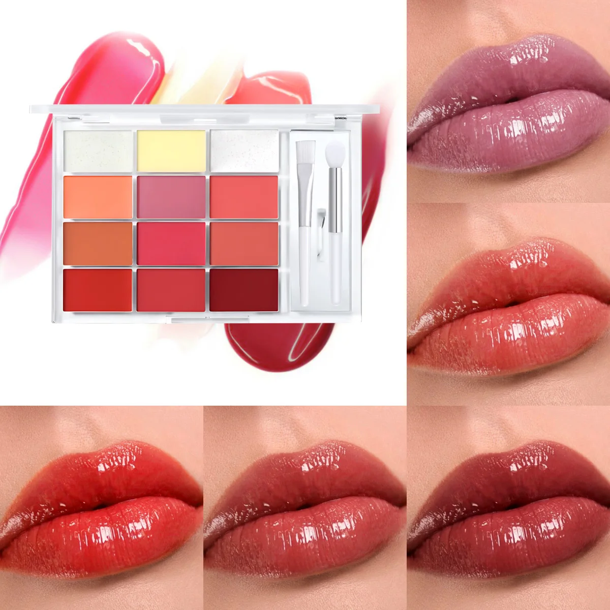 Shuguang Mirror Lip Makeup-effect Hydraterende, hydraterende, niet-plakkerige, anti-vlekkende en rijke lipmake-up