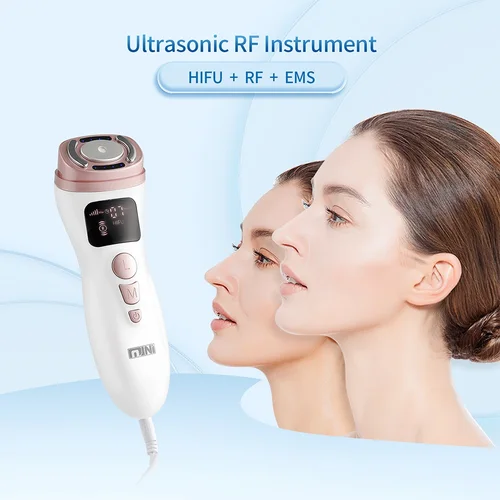 Imagen 2 del producto Mini máquina HIFU ultrasónica RF EMS HIFU, dispositivo de estiramiento de la piel para estiramiento Facial, barbilla, cuello, ojos, masajeador antiarrugas para uso doméstico