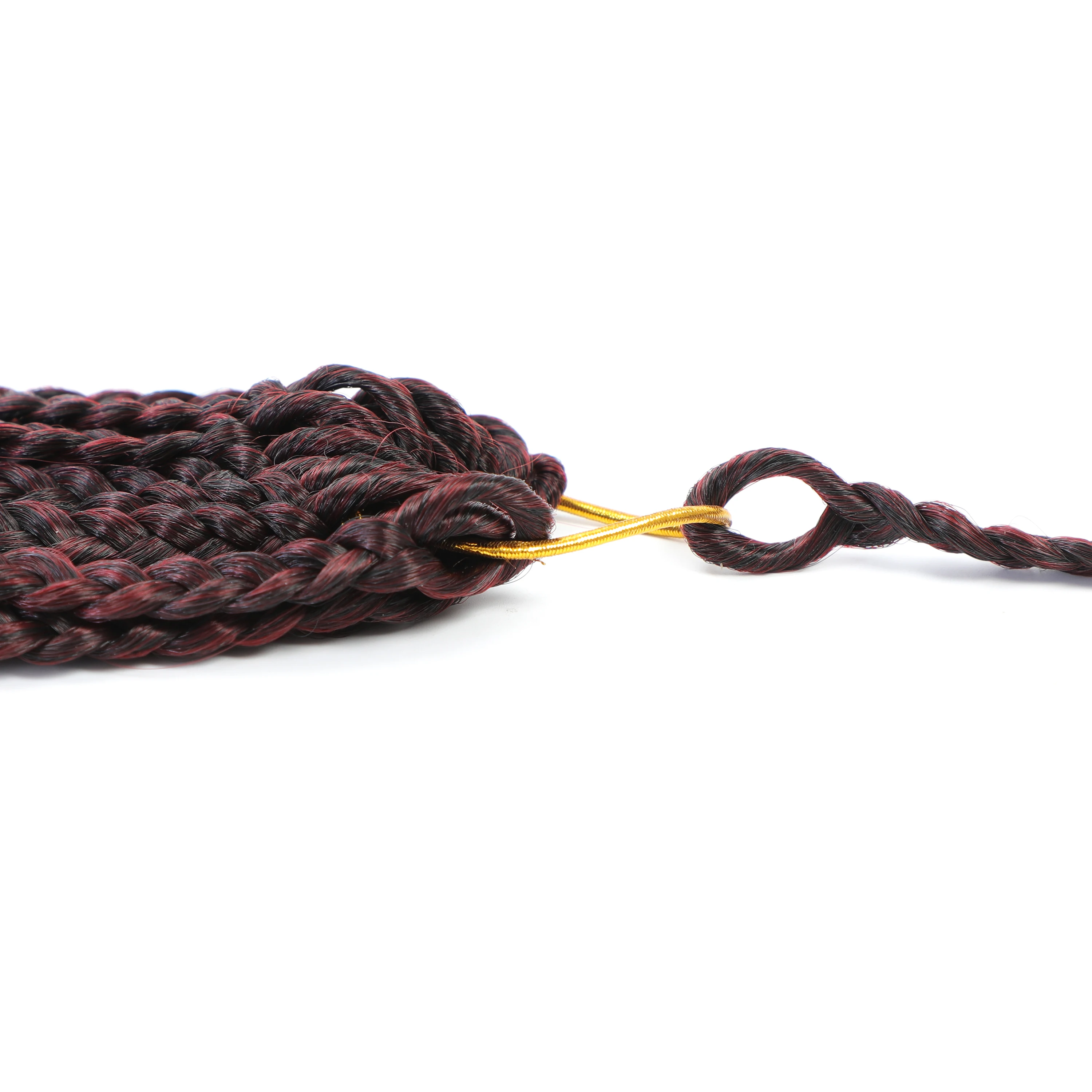 22 Zoll Goddess Box Braids mit französischen Lockenenden, vorgefertigte Boho-Locken-Haare für Frauen, schützende Frisur – Detail 7