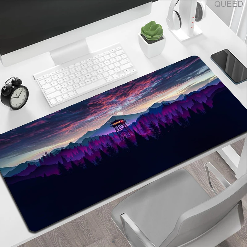 Laptop Tastatur Gaming Matten Mause Ped Wald Bäume Xxl Maus Pad Gamer Schwarz Mousepad Computer Tische Schreibtisch Matte PC Büro Teppich