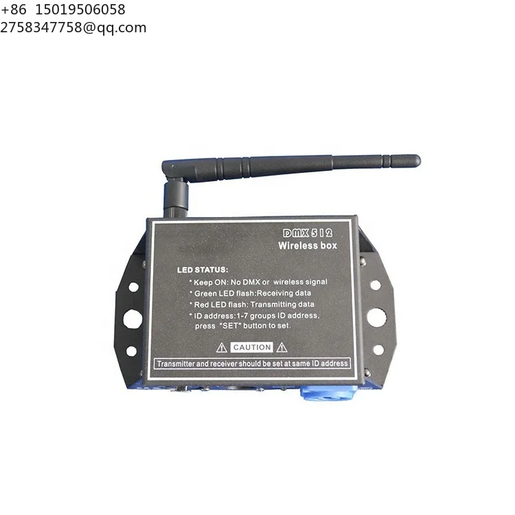 2.4G DMX512 Wireless Box Transmitter Stage Lighting Equipment DMX Controller Wireless Transmitter & Receiver