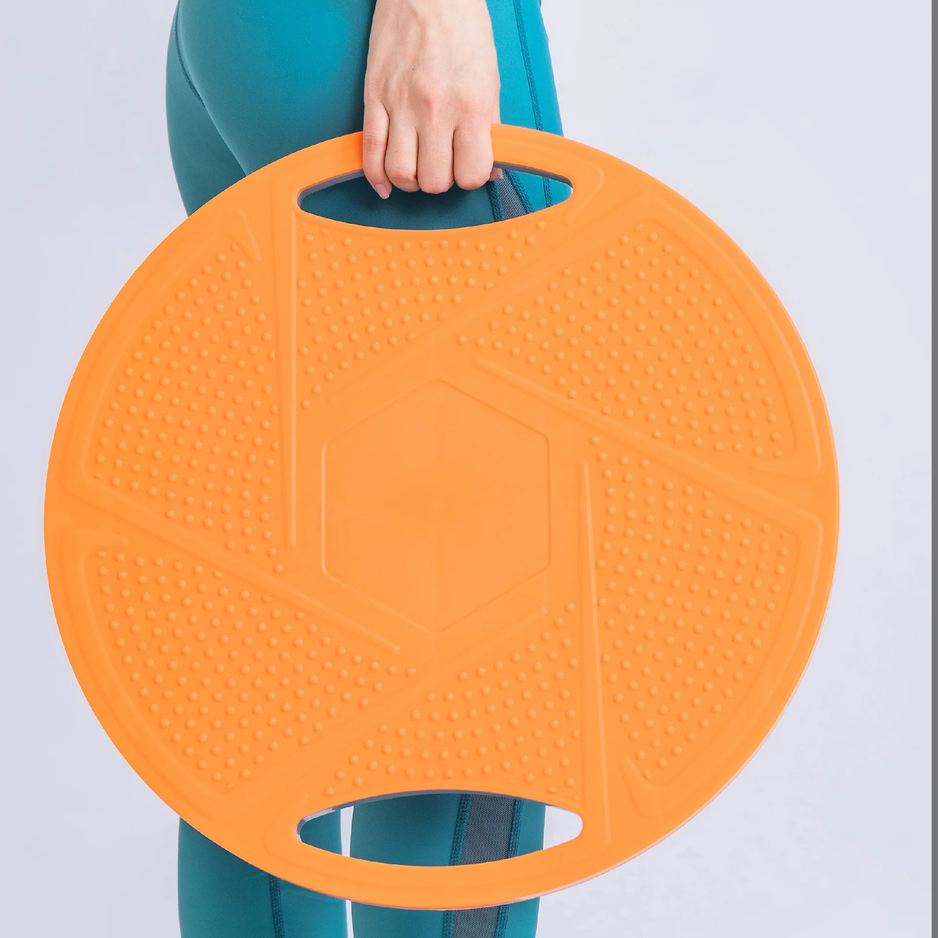 Portable PP Skid-Proof 360°Circular Wobble Balance Board Yoga Cardio Pedals Home Gym Fitness Core Stability Waist Twist Trainer