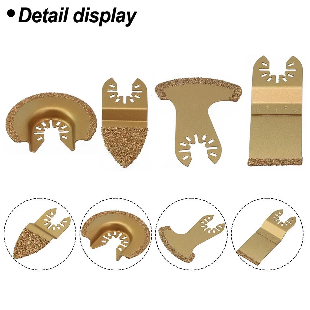 Oscillating Carbide Saw Blade Carbide Segment Saw Blades Spare Parts Tile Grout Cutter High Quality Instrument Multi-function