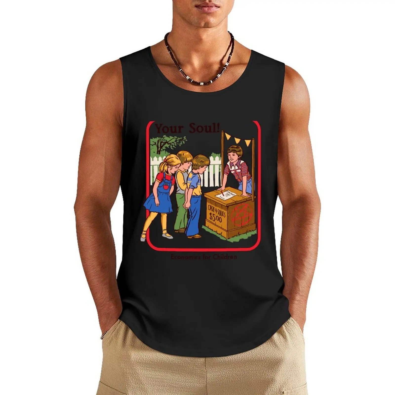 

Sell your Soul Tank Top Gym wear Gym t-shirt man men clothes