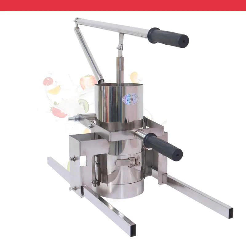 Home use small hand press meat ball maker/stainless steel manual stuffed fish meatball extruding forming machine