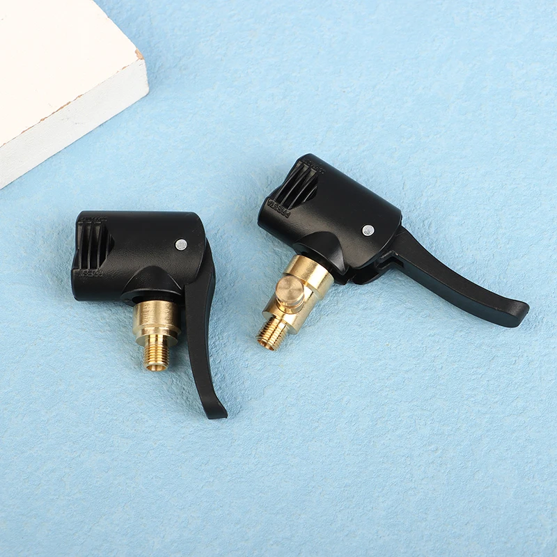 

2-in-1 Deflated Tire Air Pump Nozzle for Schrader/Presta Valve, Inflator Chuck Adapter, Hose Connector for Quick Inflation
