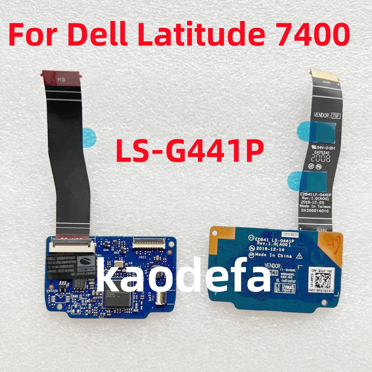 EDB41 LS-G441P For Dell Latitude 7400 Laptop Keyboard Connection Board 100% Test OK