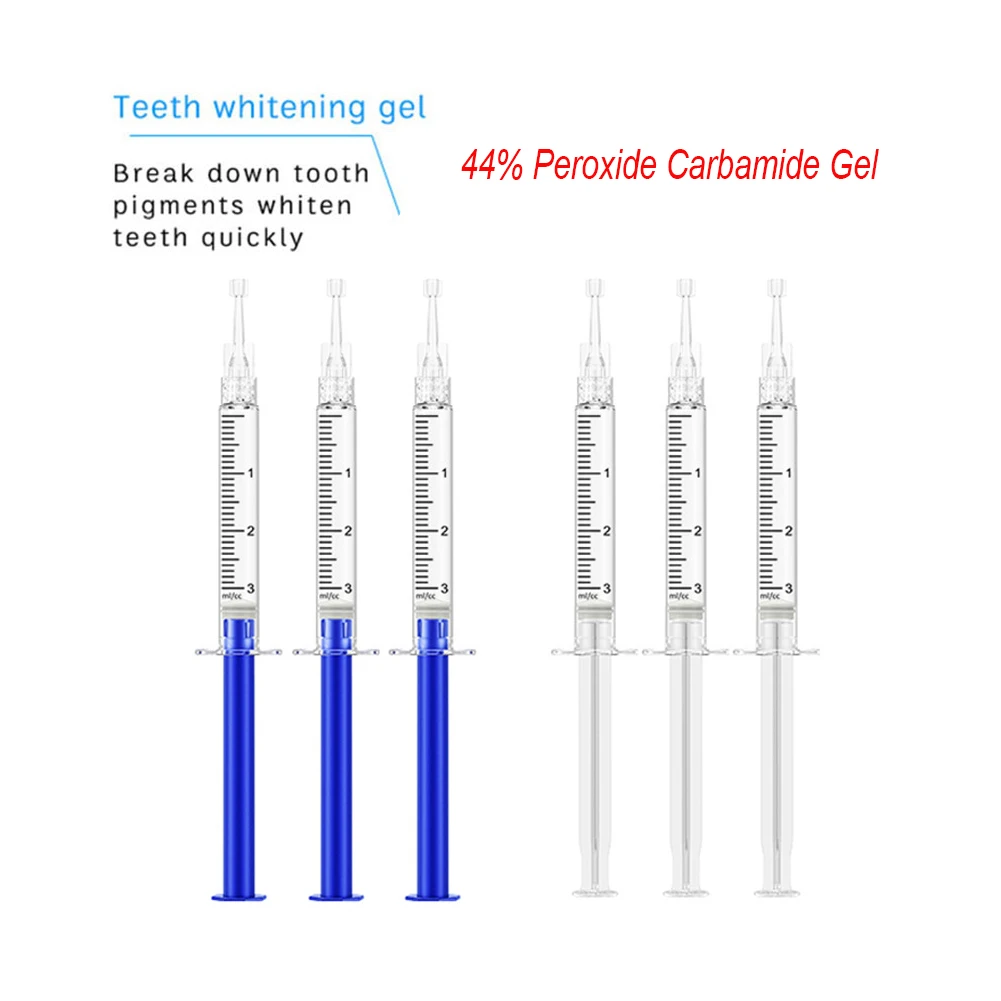 Teeth Whitening Gel With Boutique Gift Box 44% Peroxide Carbamide Gel Syringe Dental Tooth Bleach Oral Hygiene Care Pen Whitener