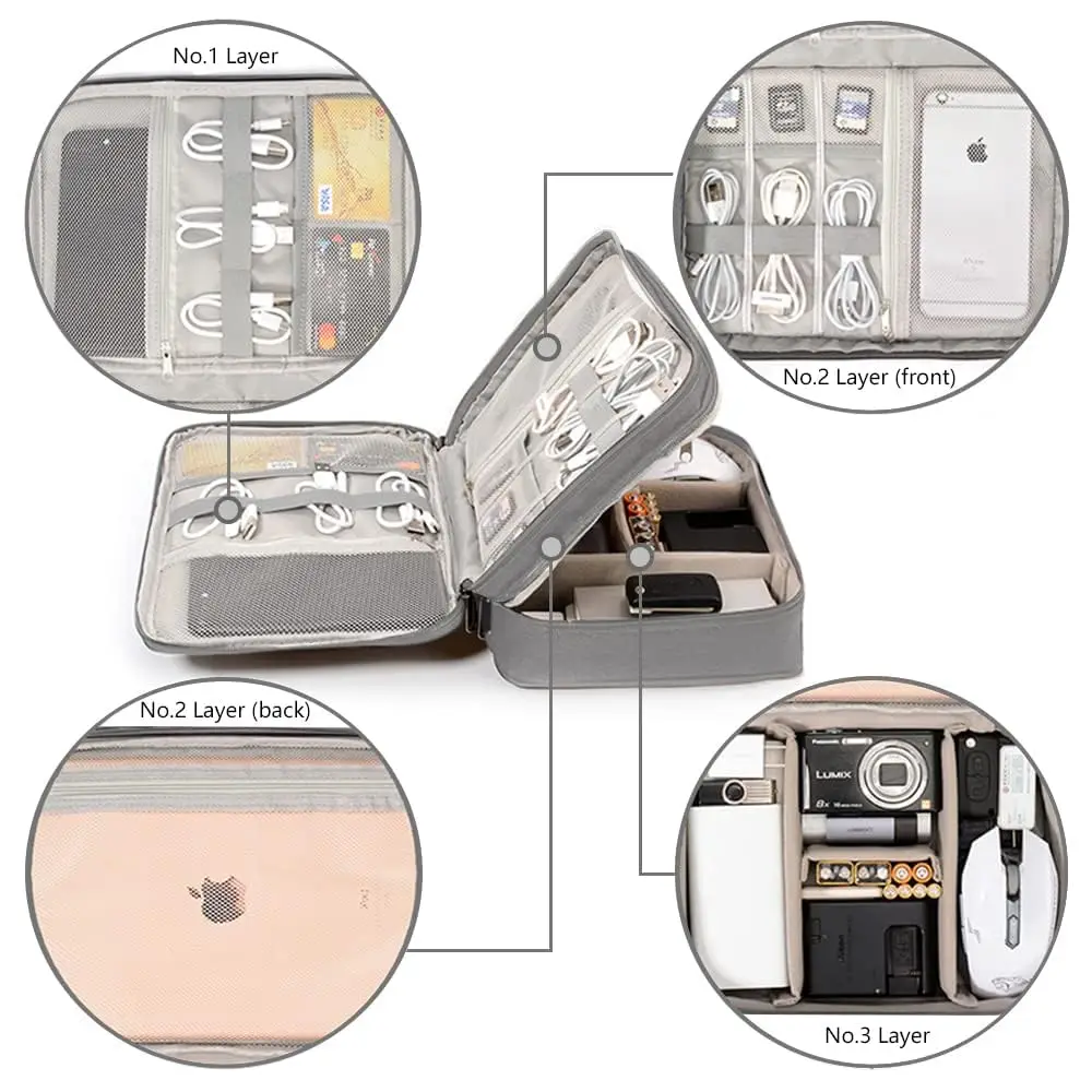 Extra Large Travel Cord Organizer 2