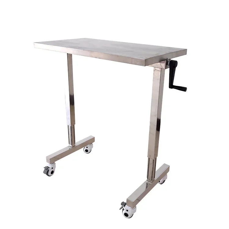 

LIZE PET Veterinary Equipment Veterinary Pet Hospital Clinic Stainless Steel Veterinary Hand-cranked Lifting Operating Table