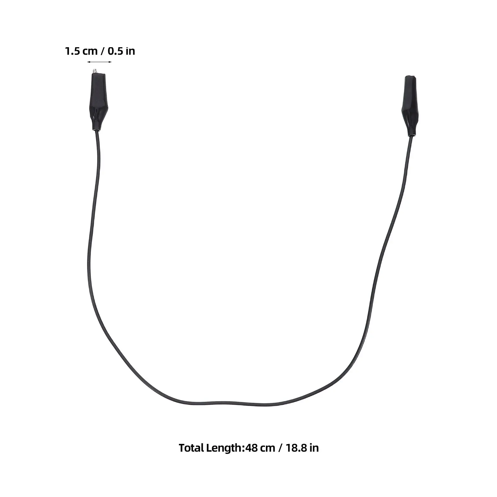 30Pcs Alligator Clip Test Leads Double Ended Insulated Electrical Clip Wires Circuit Testing Repair Battery Diagnostics Jumper