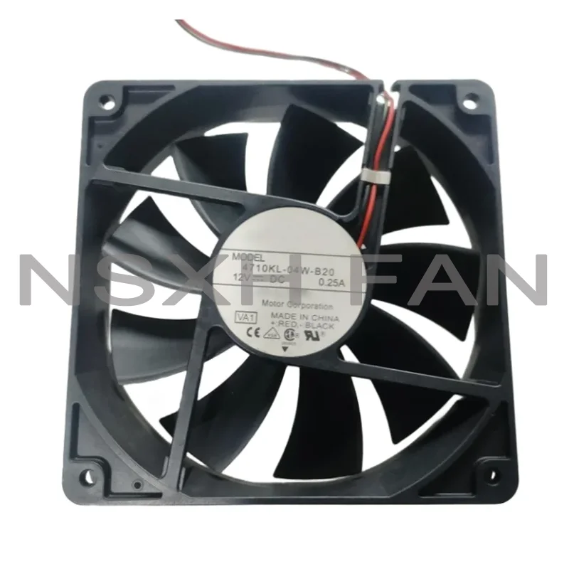 

New Radiator 4710KL-04W-B20 12V 0.25A 12025 12CM Chassis Power Cooling Cooler Fan 120*120*25mm