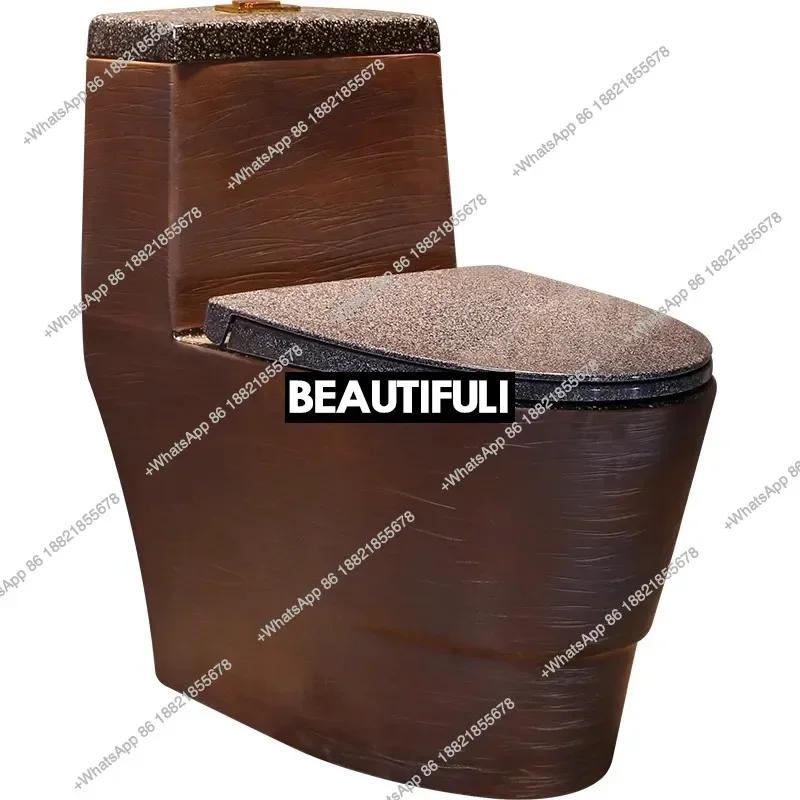 

Унитаз Z136Retro в стиле ретро, керамический, для дома, с сифонным смывом, обычный унитаз