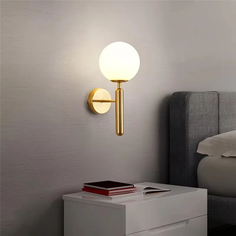 

【B07R】Modern Wall Light Lamp For Indoor For Bedroom Bedside Living Room Home Decor Light Fixture
