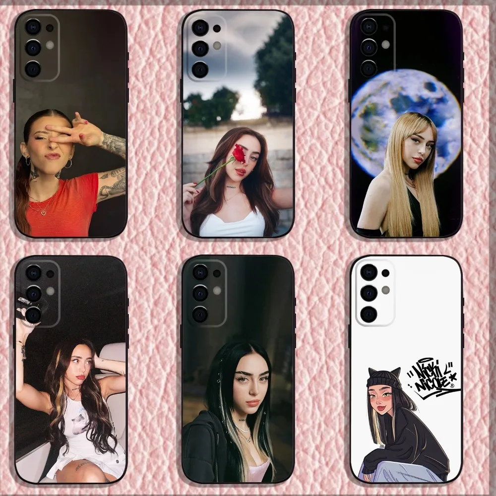 Singer N-Nicki N-Nicole Phone Case For Samsung S24,S21,S22,S23,S30,Ultra,S20,Plus,Fe,Lite,Note,10,9,5G Black Soft Shell