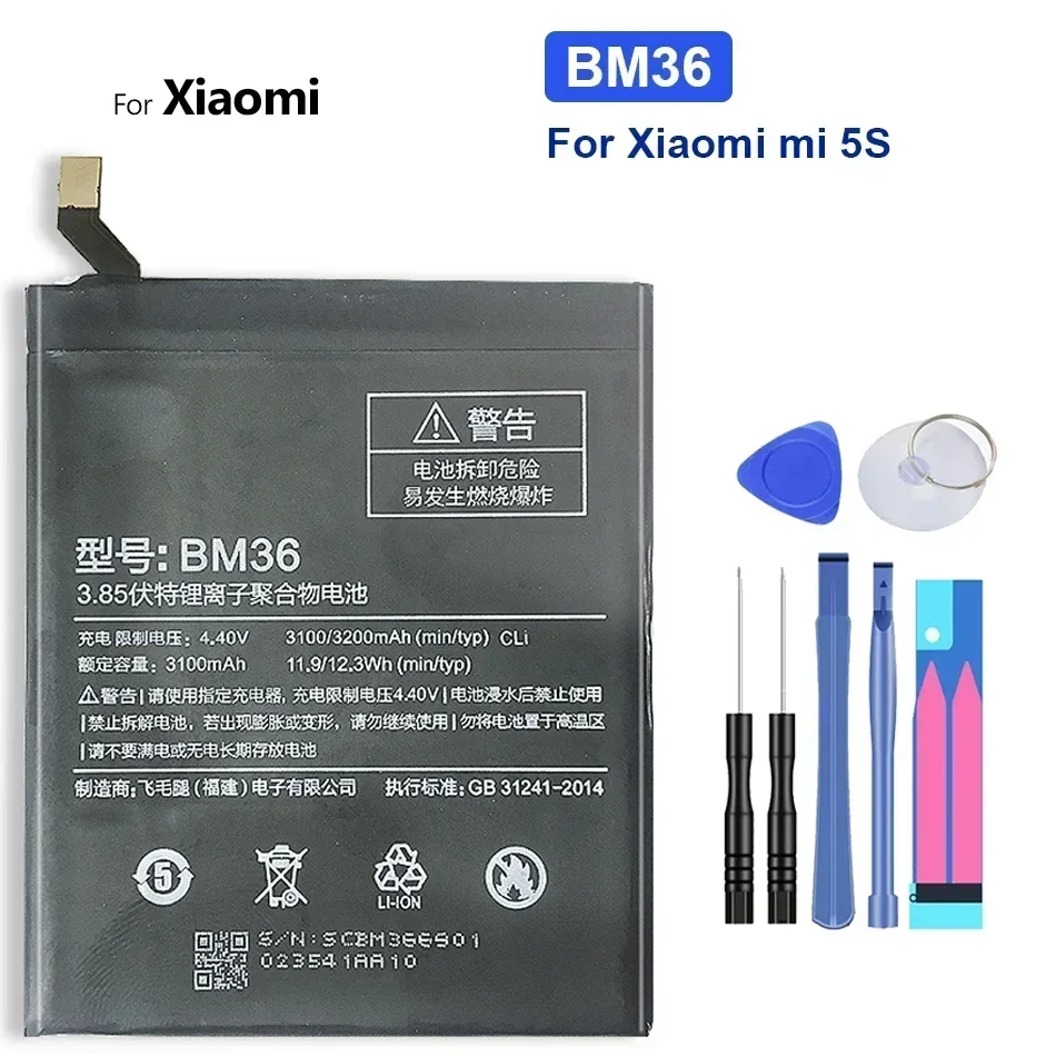 Battery BM3J, BM22, BM36, BM4E, BM3L, BM3E, BM3F, BM3D, BM4H, BM4F, BM3M,For Xiaomi Mi 8Lite, 8, 9, SE, Pro, 8Pro, 5, 5S, 10