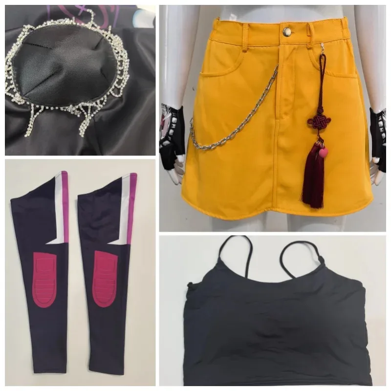 Anime KPop Demon Hunters Mira Cosplay disfraz peluca Huntrix traje fiesta de Halloween para mujeres niñas carnaval