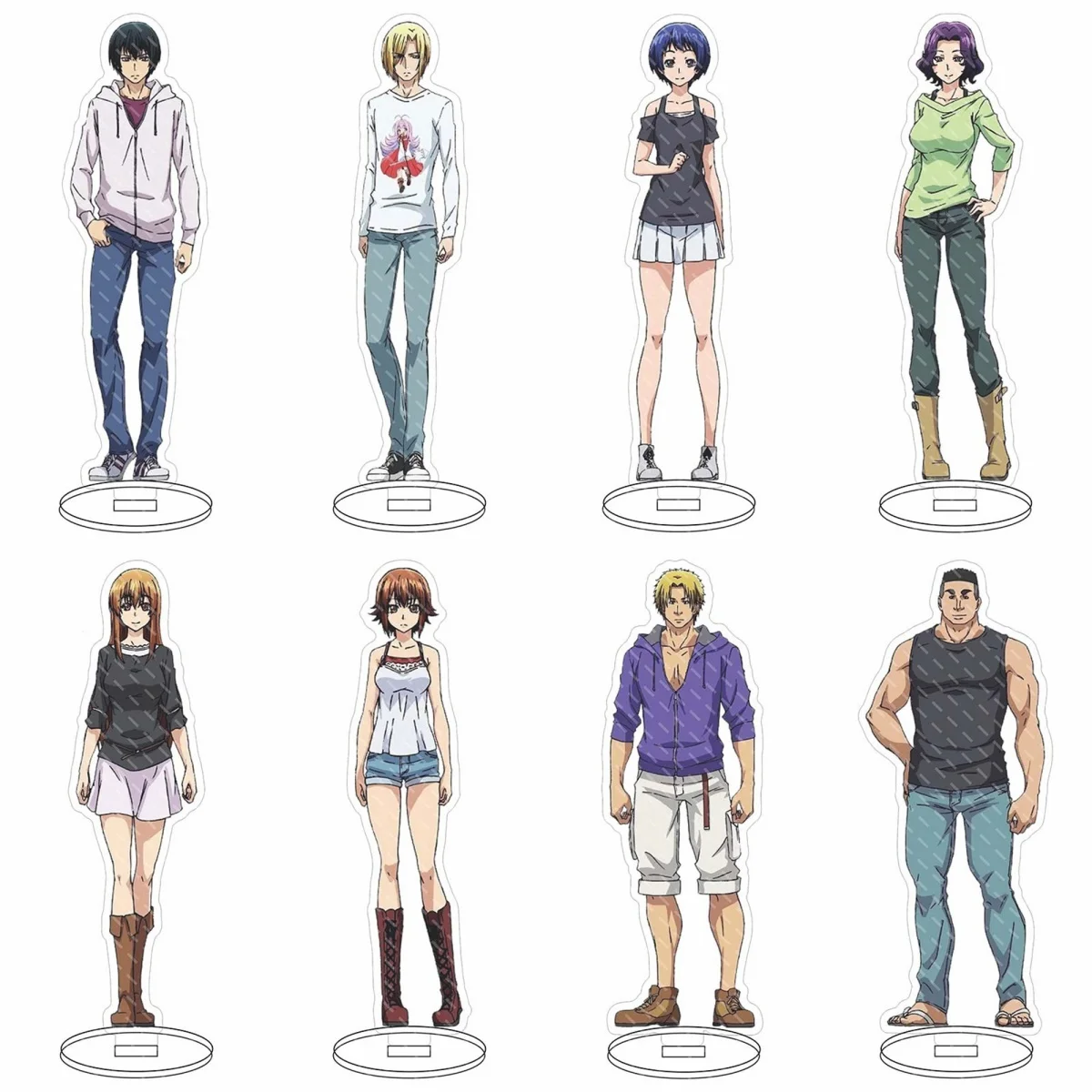 

15CM HOT Anime GRANDBLUE cute Acrylic Stand Model Cosplay Charm Characters Ornament Accessories Goods Christmas Gift