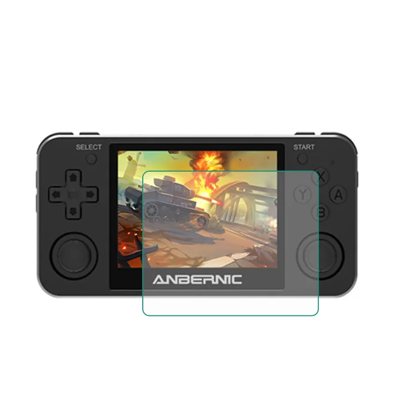 3pcs Soft PET Screen Protector Cover Protective Film For ANBERNIC RG351MP Portable Game Retro Handheld Players Film Protection