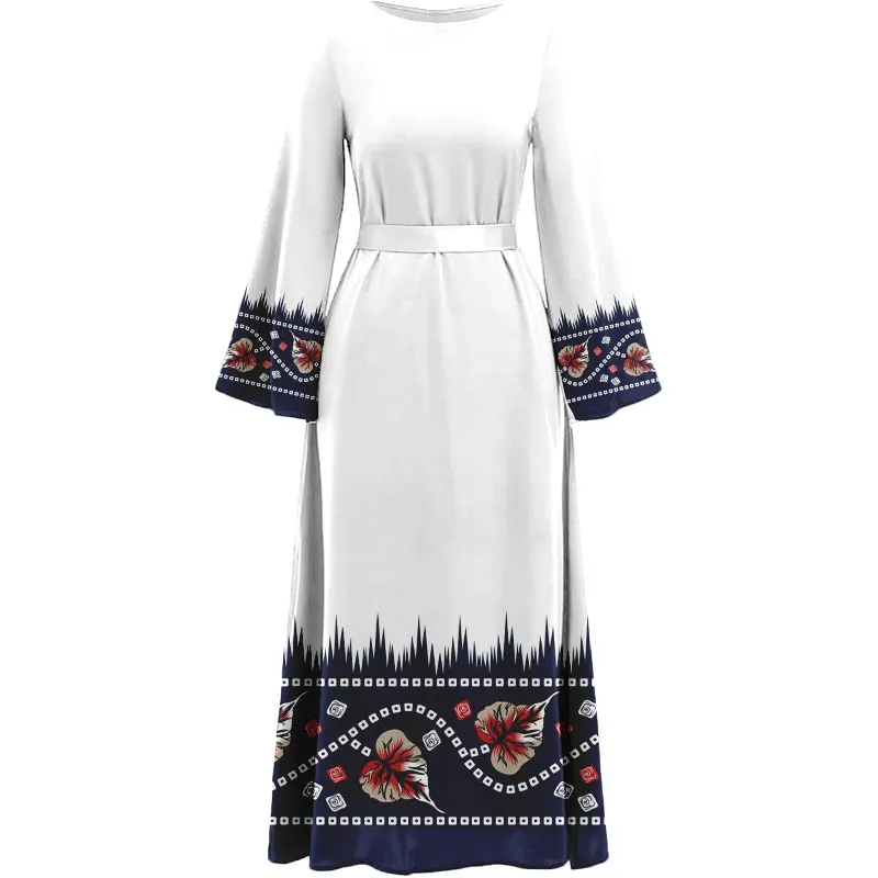 Dubai luxo requintado vintage estampa texturizada abaya turco muçulmano abaya vestido casual ramadã feminino abaya roupas islâmicas