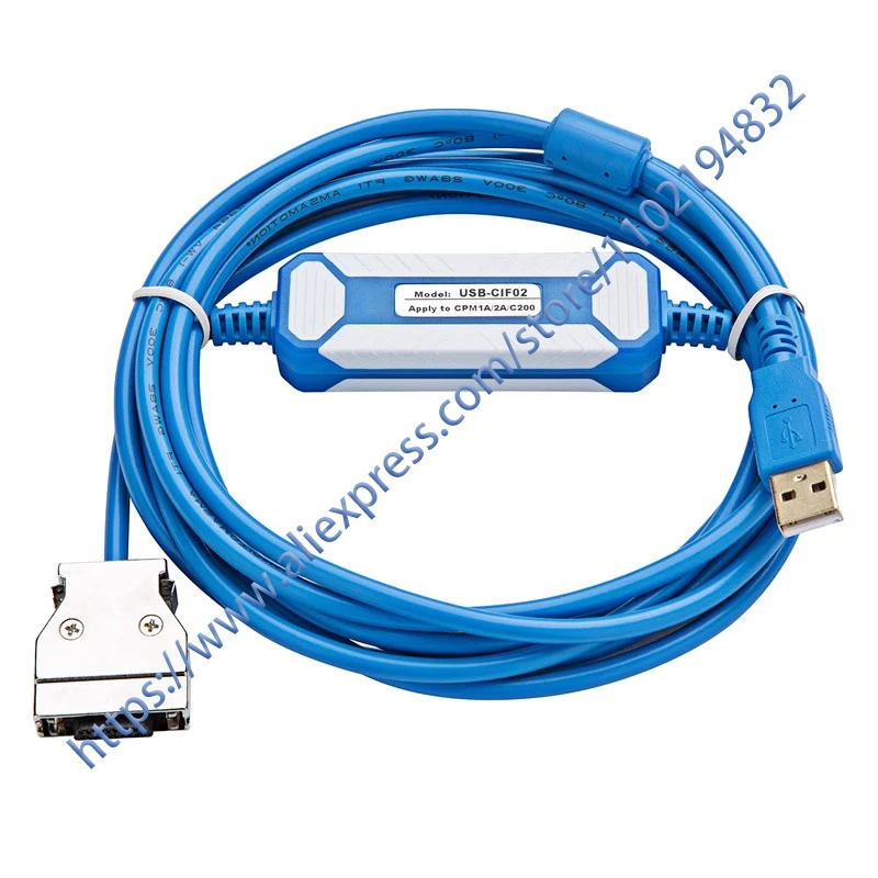 

NEW USB-CIF02 For PLC Programming Cable CPM1A/2A/CQM1/CPM1 Series PLC Download Line